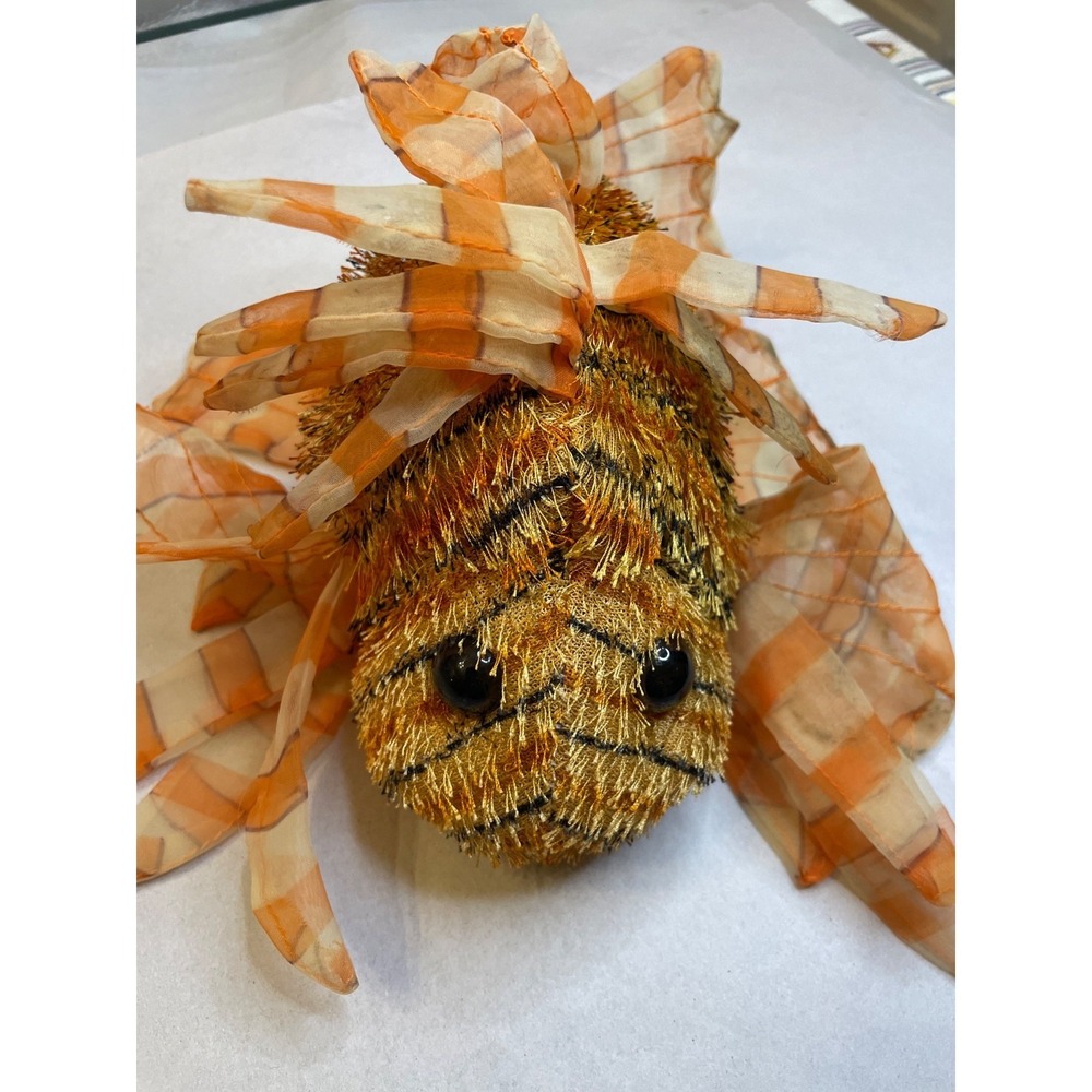 Ganz Webkinz Lionfish Plush Stuffed animal‎ Orange Brown Tan